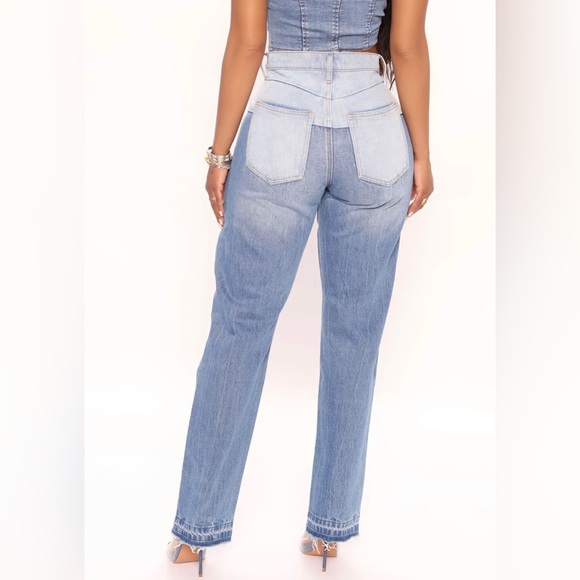 Fashion Nova - High Waist Double toned jeans - Picture 2 of 8